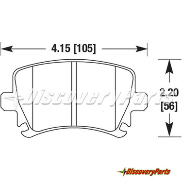 Carbotech CT1108 Rear Brake Pads - Audi - VW